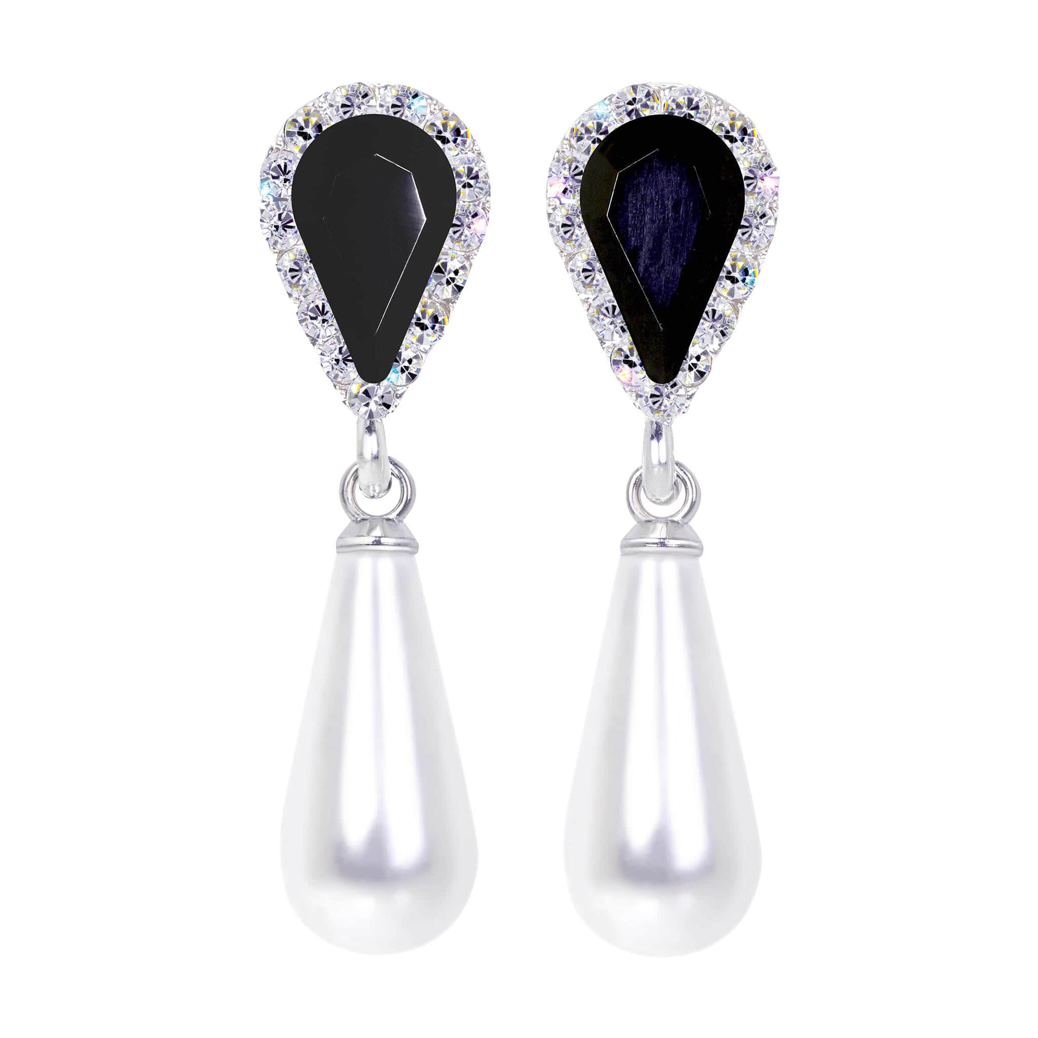 Rhinestone Dangle Earrings - Wholesale